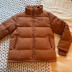 Patagonia women Bivy down jacket sisu brown